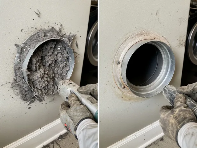 Professional clogged vent cleaning by Hamden Dryer Vent Cleaning in Hamden