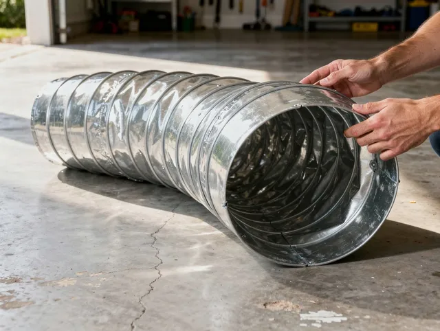 Hamden Dryer Vent Cleaning specialist using advanced equipment for thorough duct cleaning in Hamden