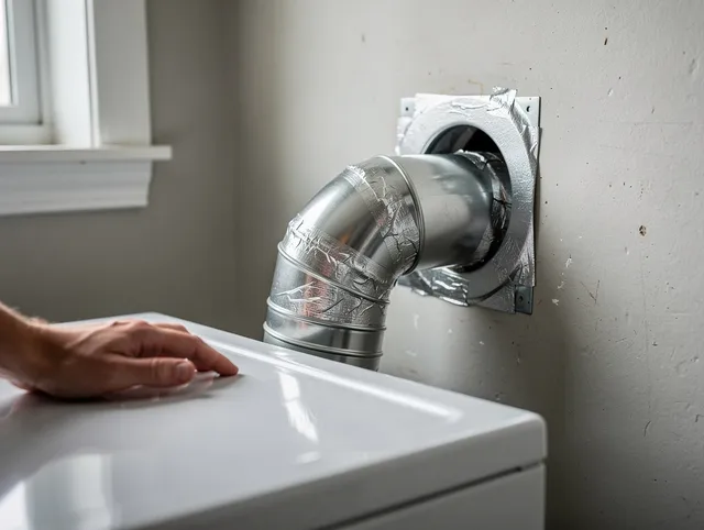 Hamden Dryer Vent Cleaning expert performing professional dryer vent repair and installation in Hamden